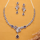 Floral Amethyst Necklace Set