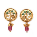 Gold Plated Stylish Pendent Set for Girls