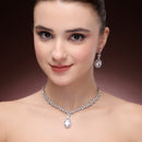 Oval Pendant Necklace Set