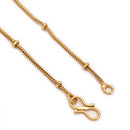 Gold-Plated Traditional Stylish Moon Pendant Set for Women