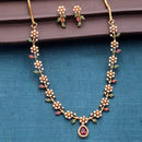 Modern Designer Flower Chain Necklace Set
