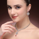 Emerald Bloom Necklace Set