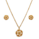 Gold Plated Traditional Pendent Set for Woman