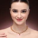 Modern Designer Flower Chain Necklace Set