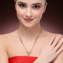 Fancy Rose Gold Necklace Set