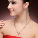 Fancy Rose Gold Necklace Set
