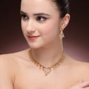 Royal Leaf Necklace Set