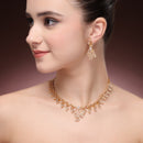Royal Leaf Necklace Set