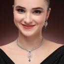 Emerald Bloom Necklace Set