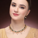 Antique Gold Ruby Necklace Set