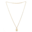 Gold Plated Alloy Layered Pendant Necklace Set for Women