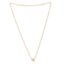 Gold Plated Alloy Layered Pendant Necklace Set for Women