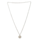 Oxidised Silver Alloy Layered Pendant Necklace Set for Women