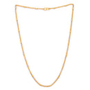 Gold-toned Alloy Layered Chain Necklace Combo for Women