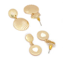 Gold Plated Stylish Pendent Necklace Combo Set For Woman