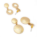 Gold Plated Stylish Pendent Necklace Combo Set For Woman