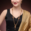 Gold Plated Jhumka Necklace Set