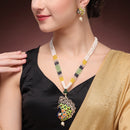 Festive Peacock Traditional Necklace Set