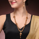 Designer Gold Plated Jhumka Necklace Set