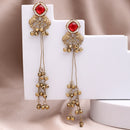 Gold Plated Ethnic Bridal Traditional Kashmiri Ghungroo Earrings