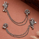 Boho Oxidised Silver Earrings