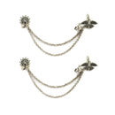 Vintage Silver Oxi Earrings