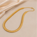 Traditional  Gold Plated Maharani Temple Coin Long Haram Necklace Jewellery