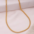 Gold Plated Classic Cuban Link Chain for Men & Boys