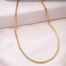 Gold Plated Snake Link Chain for Men & Boys