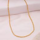 Gold Plated Wheat Link Chain for Men & Boys
