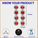 Rhodium Plated Silver Toned with Green American Diamonds Dangler earrings