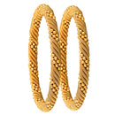 Gold Plated Brass Bangle Set for Women