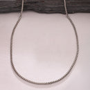 Alloy Silver-Plated Box Chain for Men