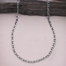 Alloy Silver-Plated Figaro Chain for Men