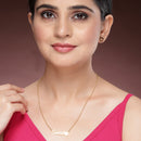 Gold Plated with Unique Design Stainless Steel Pendant Set