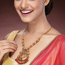 Gold Plated Heavy Traditional Design Necklace Set