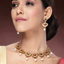 Gold Plated Elephant Motif Design Jewellery Set