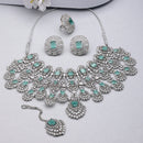 Kiara Advani Inspired Wedding Jewellery Set - SEA GREEN