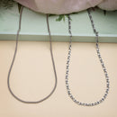 Designer Silver-Plated Chain Set for Men