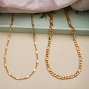 Luxury Gold-Toned Chain Collection Combo for Men
