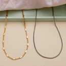 Stylish Rope and Cuban Chain Combo for Men