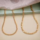 Premium Gold-Toned Chain Necklace Set for Men