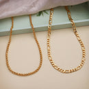 Gold Plated Stylish Combo Chain For Men