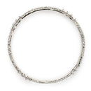 Rhodium Plated White American Diamonds Studded Bangles
