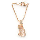 Rose Gold Plated CZ Studded Cute Designer Stylish Bracelet Charms for Women