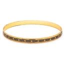 Gold Plated Dual Toned Traditional Contemporary Bangles Set Of 4