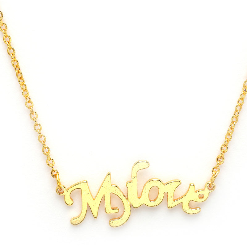 Gold Plated with Stylish Design Stainless Steel Pendent Set