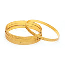 Gold Plated Traditional Contemporary Design Bangle Set Of 4