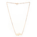 Rose Gold Plated with Stylish Design Stainless Steel Pendent Set