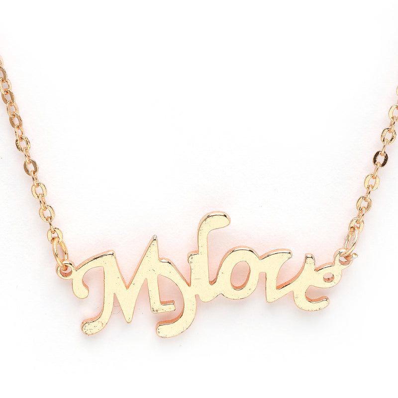 Rose Gold Plated with Stylish Design Stainless Steel Pendent Set